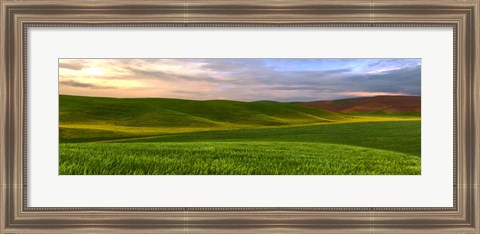 Framed Farmscape Panorama VI Print