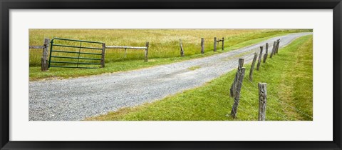 Framed Country Road Panorama III Print