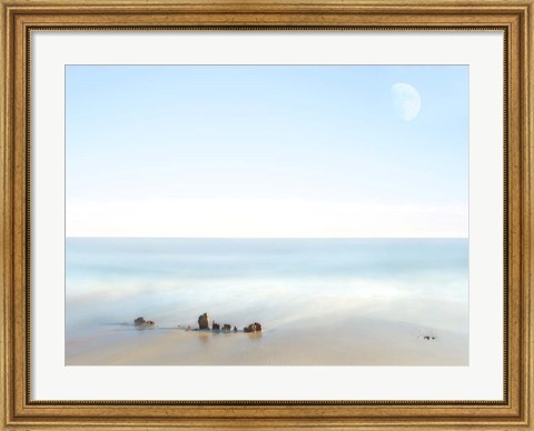 Framed Beachscape Photo V Print