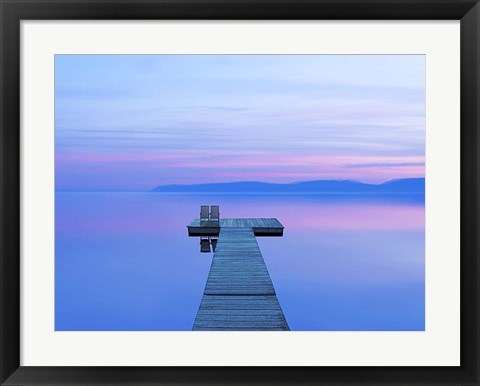 Framed Lakescape I Print