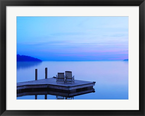 Framed Lakescape II Print