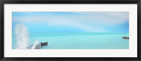 Framed Lakescape Panorama VI Print