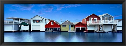 Framed Lakescape Panorama VII Print