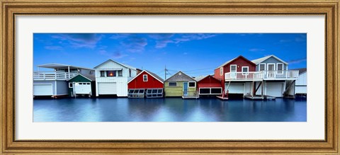 Framed Lakescape Panorama VII Print