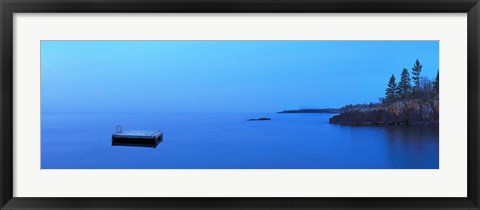 Framed Lakescape Panorama X Print