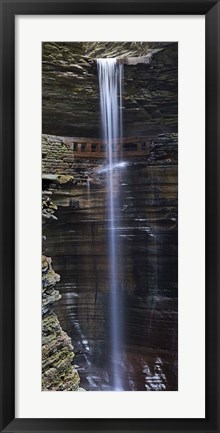 Framed Vertical Water X Print