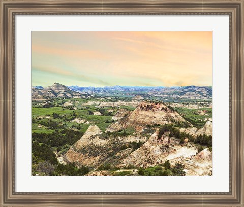 Framed Badlands V Print