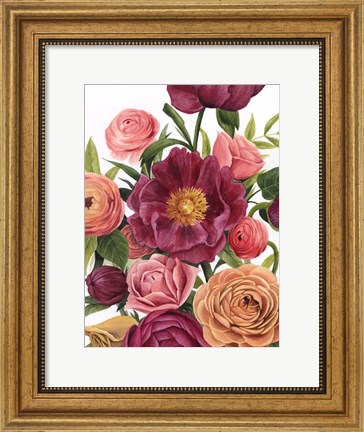 Framed Balmy Blooms II Print