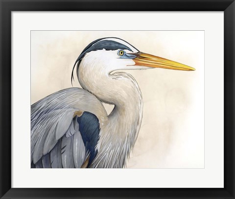 Framed Blue Hunter II Print