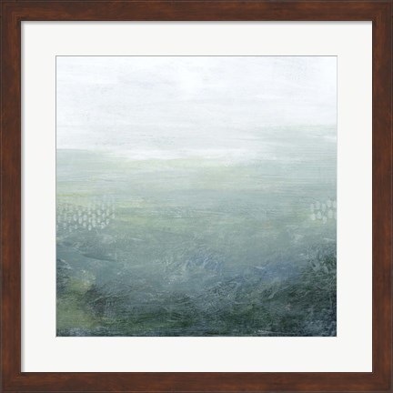 Framed Lighthouse Mist II Print