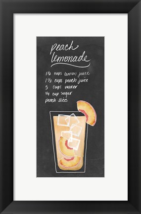 Framed Summer Drinks VI Print