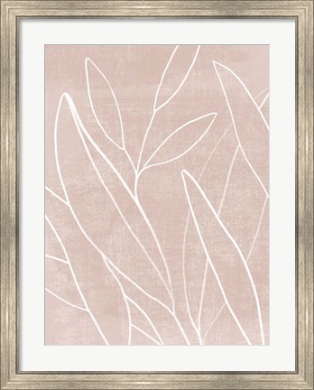 Framed Mauve Magic I Print