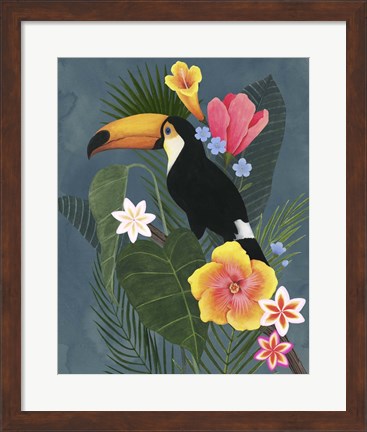 Framed Tropical Wilderness II Print