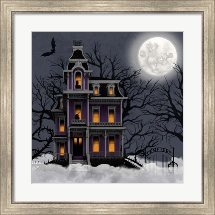 Framed Spooky Night I Print