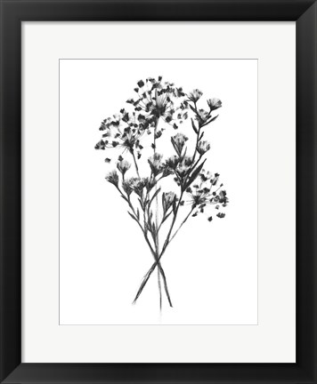 Framed Wild Roadside Bouquet I Print