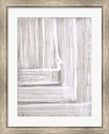 Framed Concentric White II Print