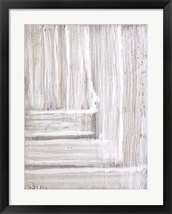 Framed Concentric White II Print