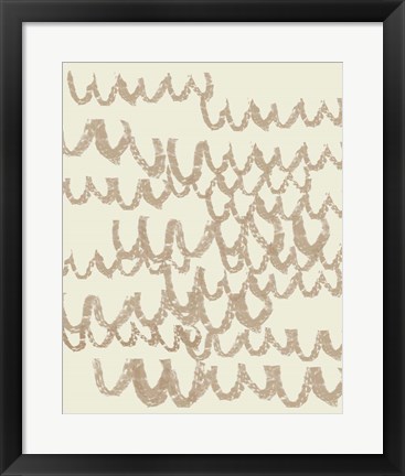 Framed Scalloped I Print