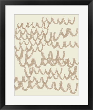 Framed Scalloped II Print