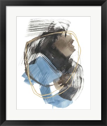 Framed Gold Loops II Print