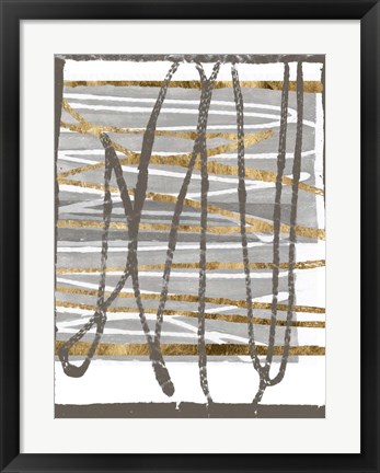 Framed Golden Thread II Print