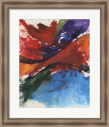 Framed Primary Splash II Print