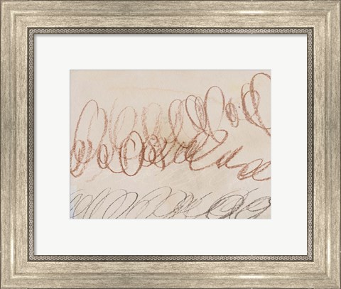 Framed Squiggles II Print