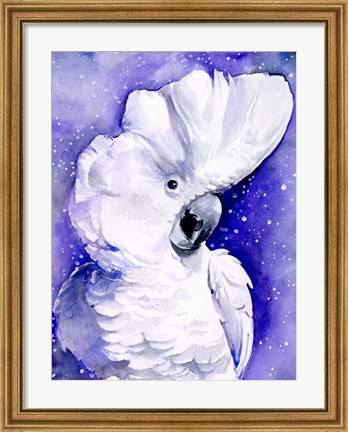 Framed Celestial Cockatoos I Print