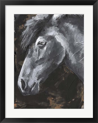 Framed Tribeca Horse II Print