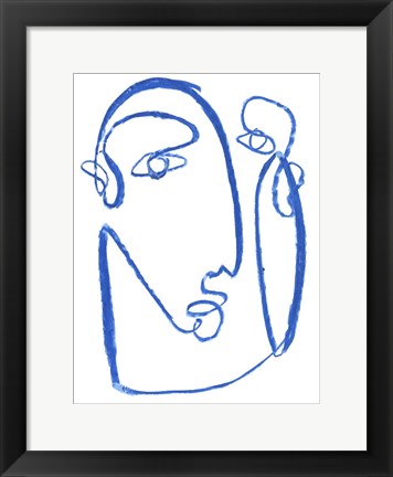 Framed Blue Self II Print