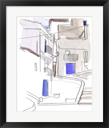 Framed Alley Light II Print