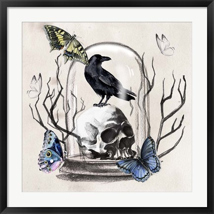 Framed Nevermore II Print