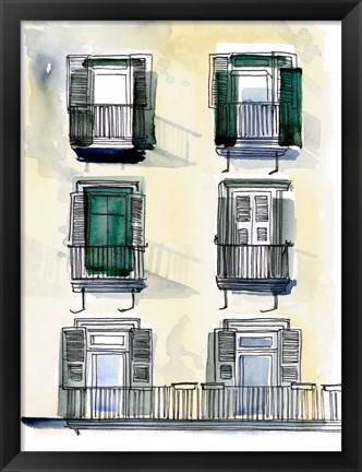 Framed On the Sunny Side of the Street II Print