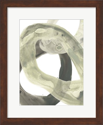 Framed Concentric Lichen II Print