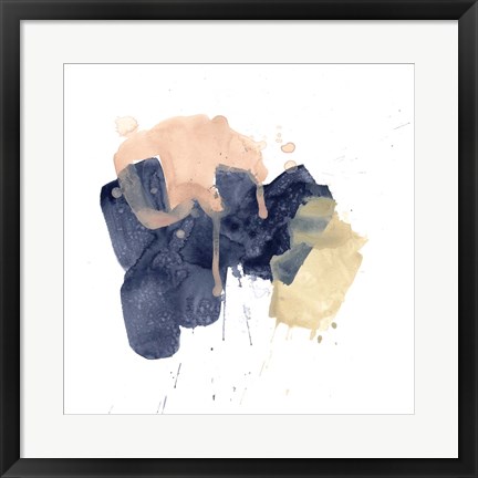 Framed Earthtone Gesture II Print