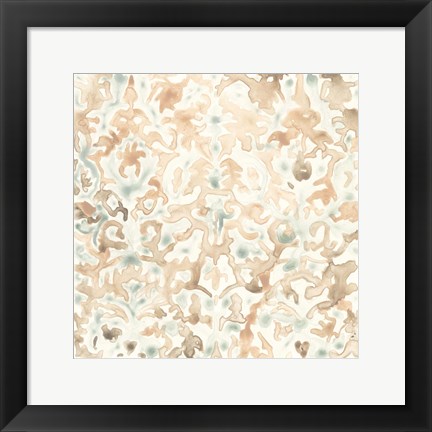 Framed Terracotta Garden Tile II Print