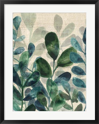 Framed Verdant Sophistication II Print