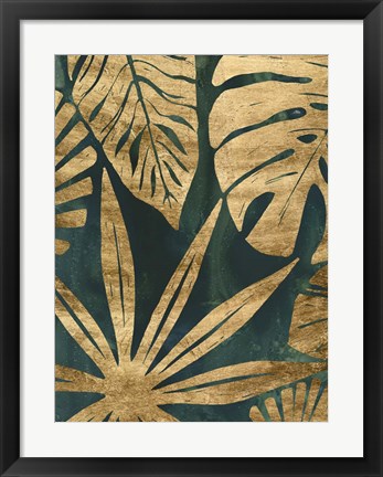 Framed Emerald Jungle IV Print