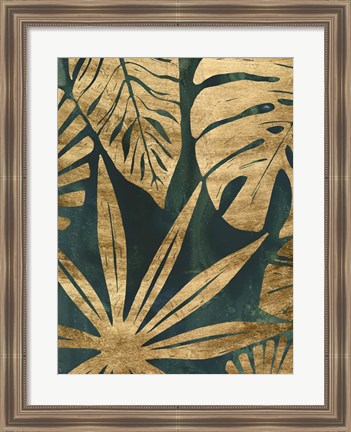 Framed Emerald Jungle IV Print