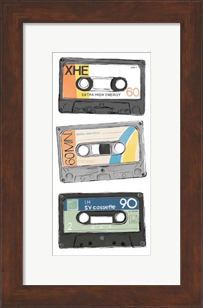 Framed Mix Tape VIII Print