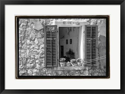 Framed Window View Print