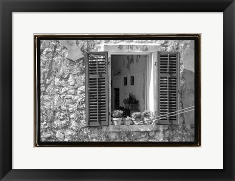 Framed Window View Print