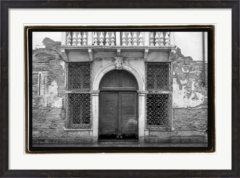 Framed Venice Facade I Print