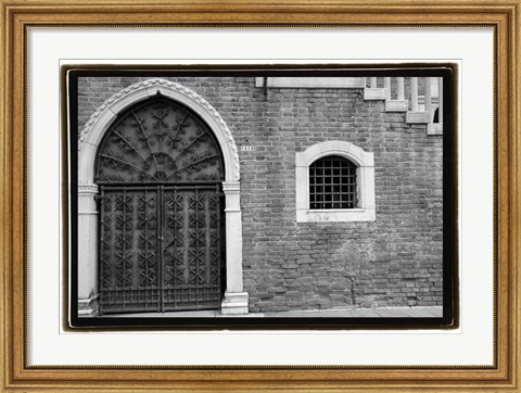 Framed Venice Facade II Print