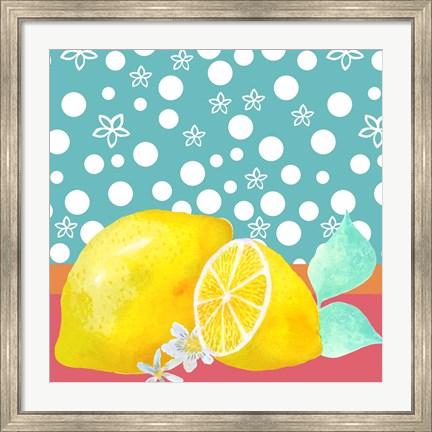 Framed Lemon Inspiration II Print