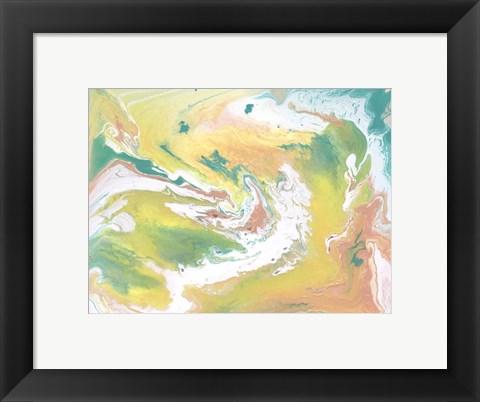 Framed Rainbow Sherbet I Print