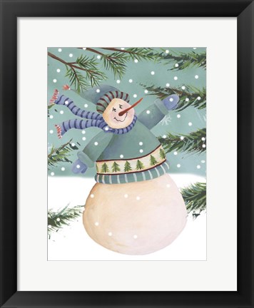 Framed Snow is Falling I Print