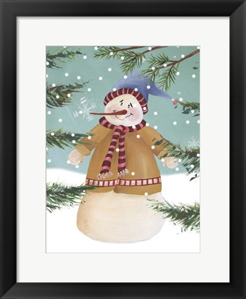 Framed Snow is Falling II Print