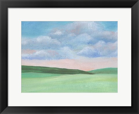 Framed Soft Sky II Print