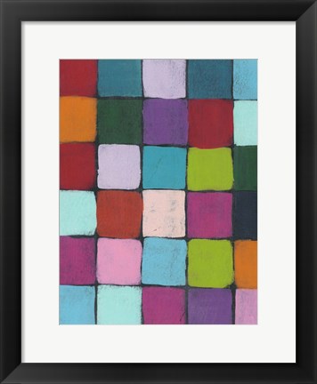 Framed Colorful Harmony II Print